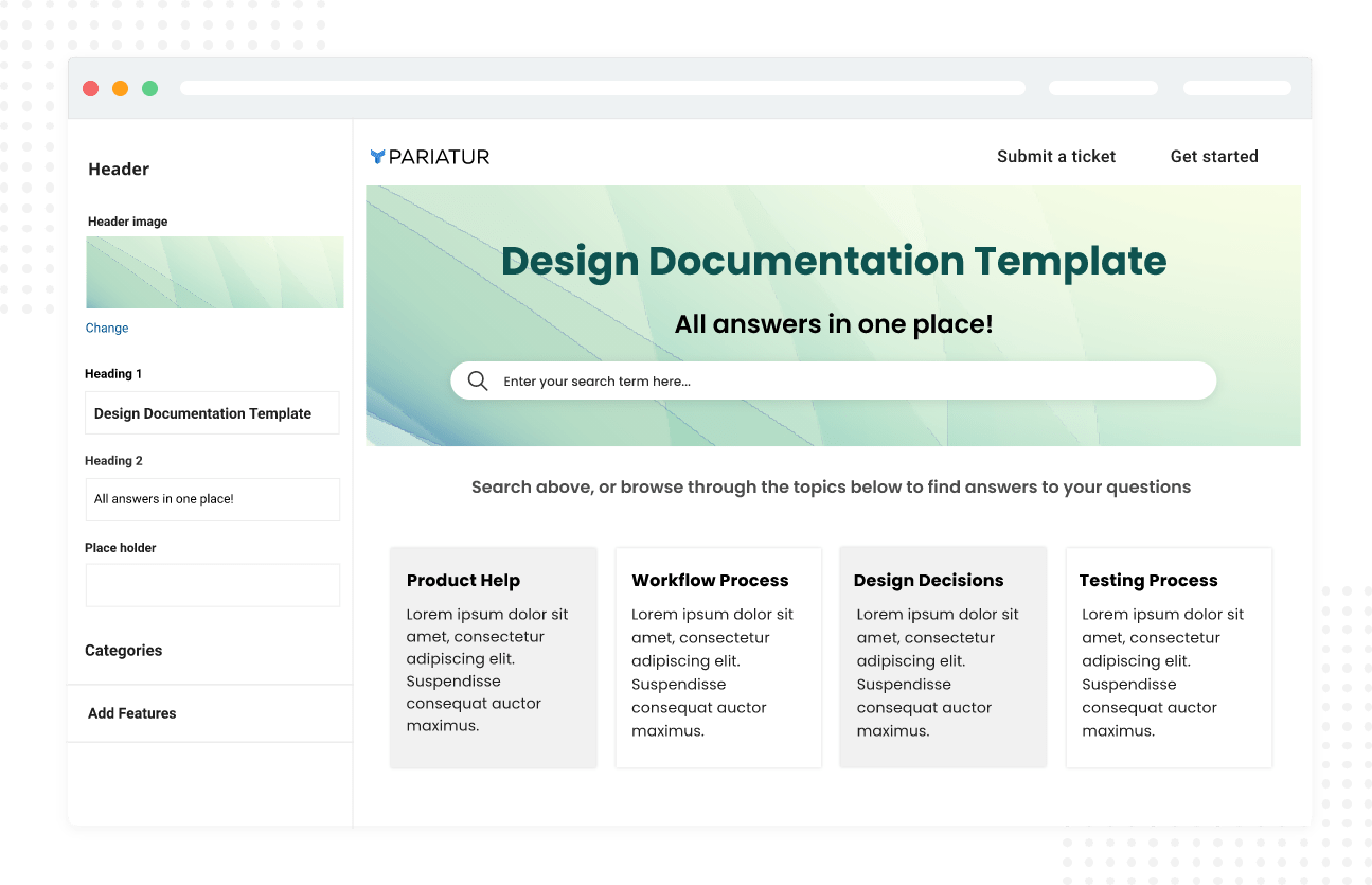 design-documentation-template-proprofs