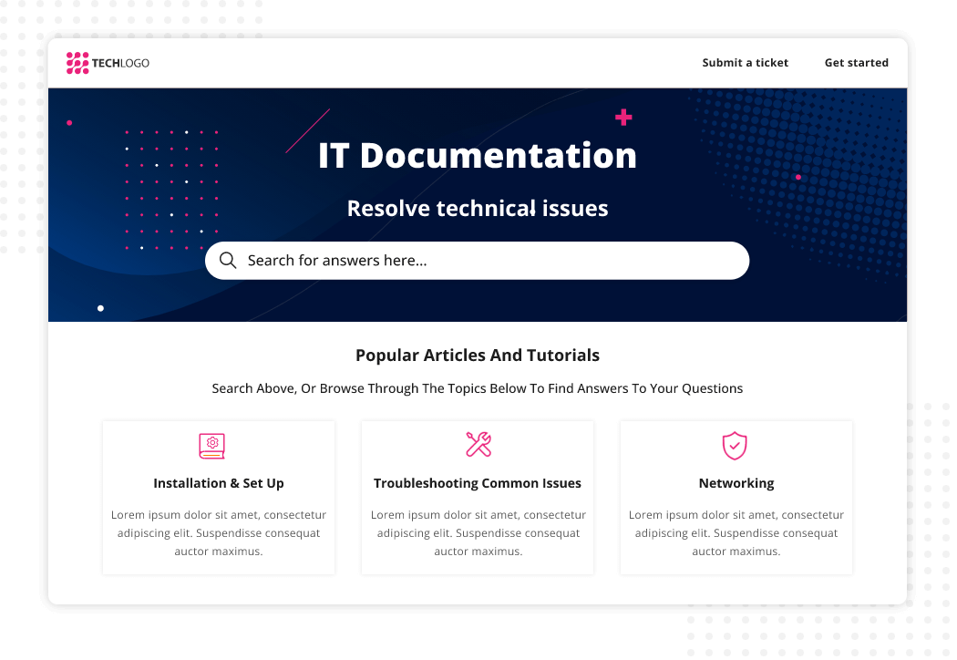 IT Documentation Template | ProProfs